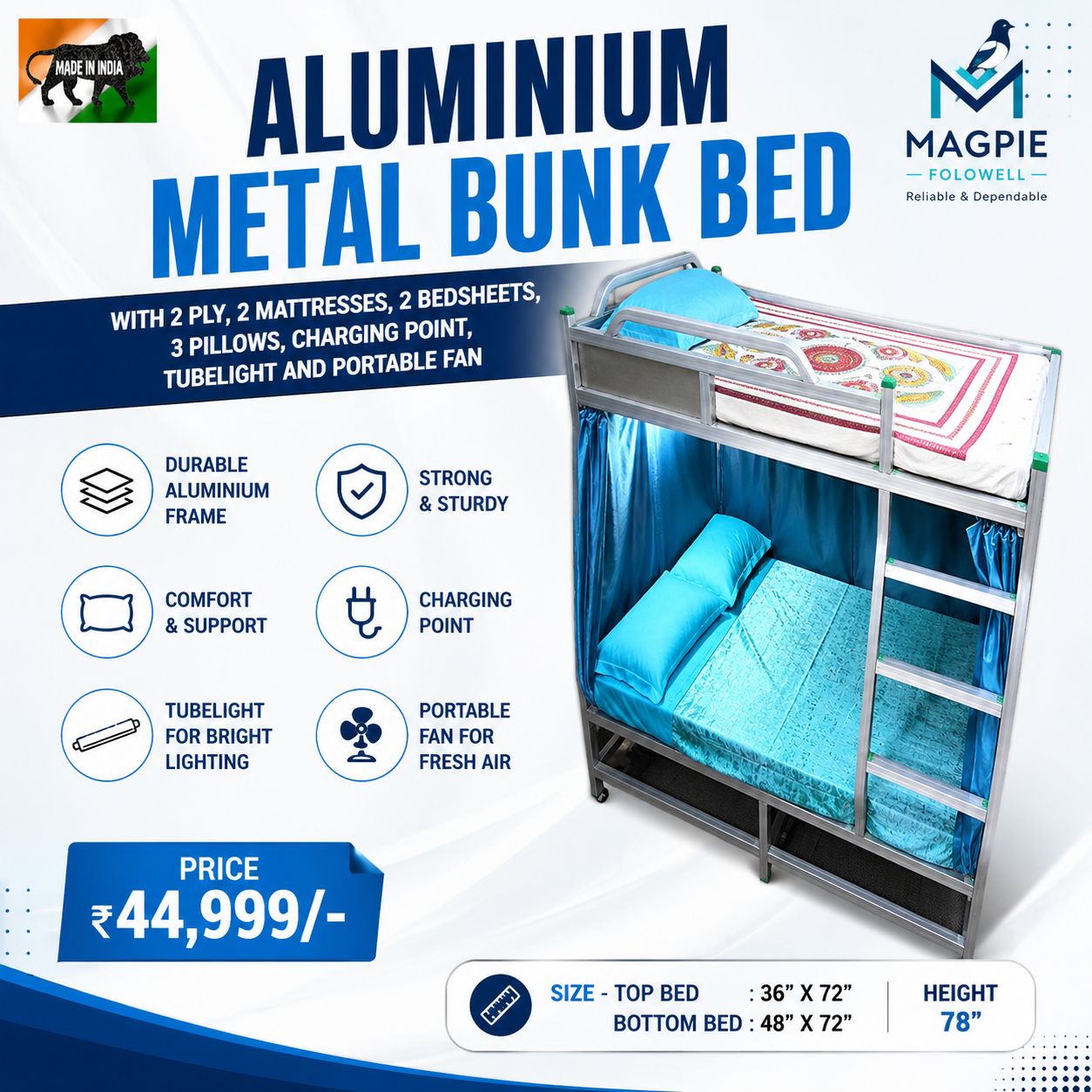 Aluminium Metal Bunk Bed - Image 2