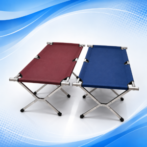 Stainless Steel Portable Folding Cot Combo Pack (Set of 2)